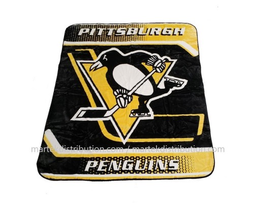 Couverture Penguins de Pittsburgh en peluche